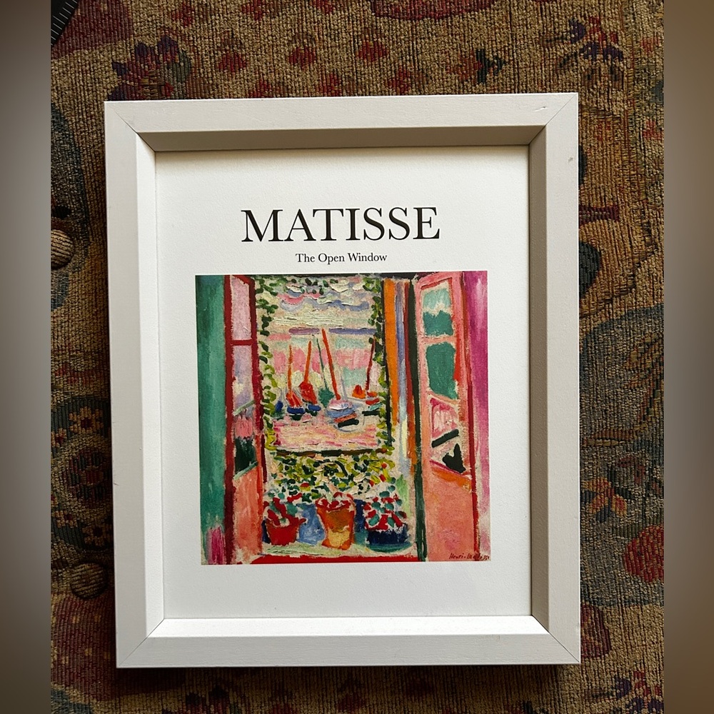 Framed matisse print